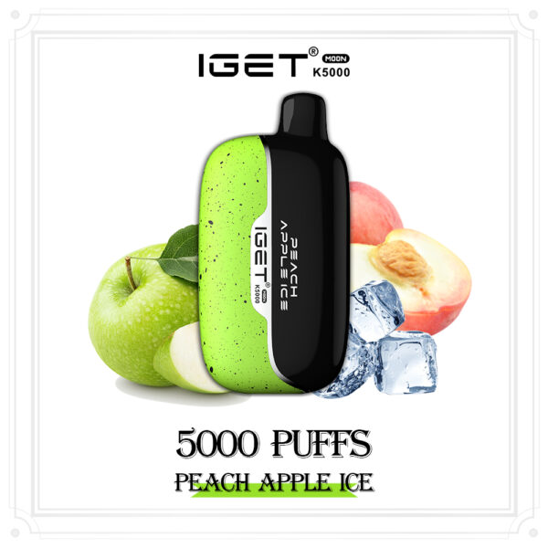 IGET MOON K5000 PEACH APPLE ICE(3PCS)