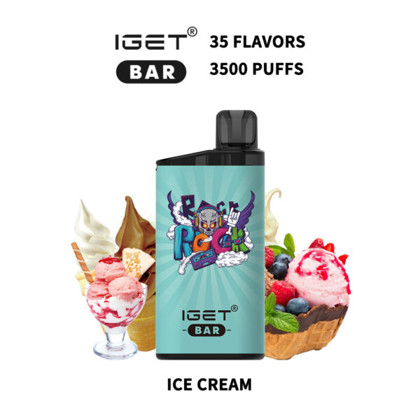 IGET BAR 3500PUFFS Ice Cream (10PCS)