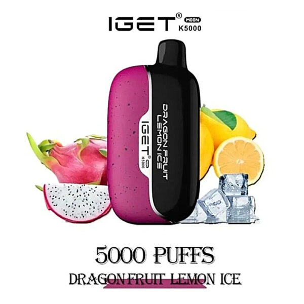 IGET MOON K5000 DRAGON FRUIT LEMON ICE