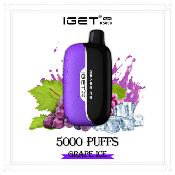 IGET MOON K5000 GRAPE ICE (3PCS)
