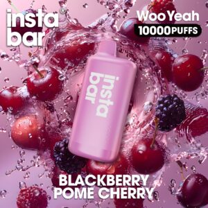 INSTABAR WOOYEAH 10000Puffs Blackberry Pome Cherry