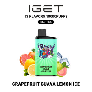 IGET BAR PRO 10000Puffs GRAPEFRUIT GUAVA LEMON ICE
