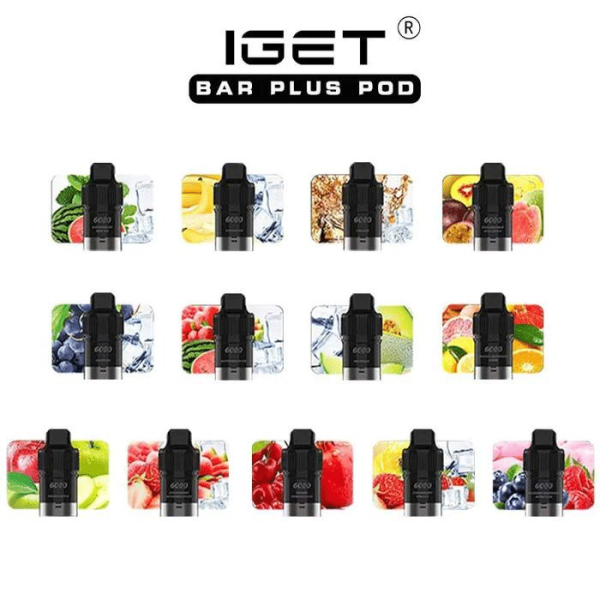 IGET BAR PLUS POD 6000PUFFS