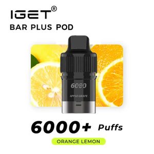 IGET BAR PLUS POD 6000Puffs Orange Lemon