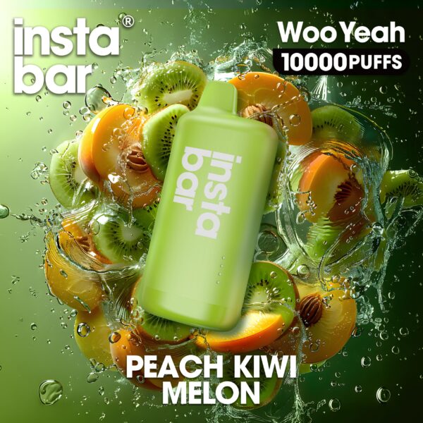INSTABAR WOOYEAH 10000Puffs Peach Kiwi Melon (3PCS)