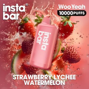 INSTABAR WOOYEAH 10000Puffs Strawberry Lychee Watermelon