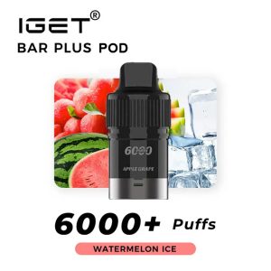 IGET BAR PLUS POD 6000Puffs Watermelon Ice