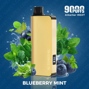 ALIBARBAR 9000Puffs BLUEBERRY MINT