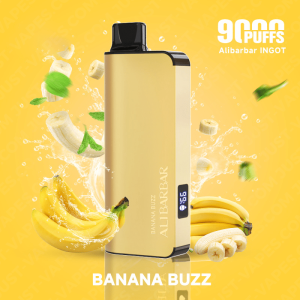 ALIBARBAR 9000Puffs BANANA BUZZ