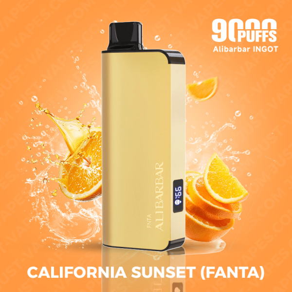 ALIBARBAR 9000Puffs CALIFORNIA SUNSET (3PCS)