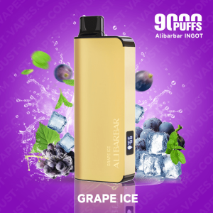 ALIBARBAR 9000Puffs GRAPE ICE (3PCS)