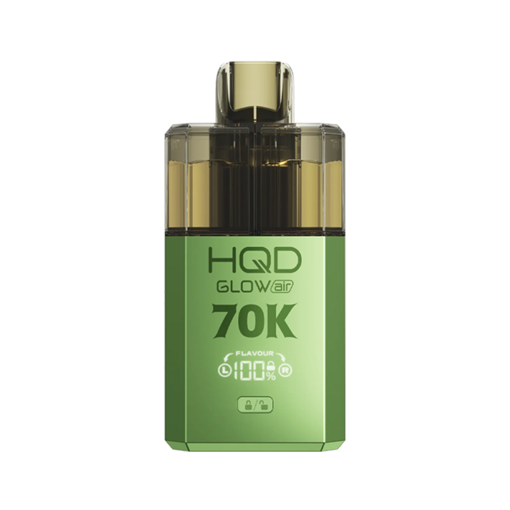 HQD Glow Air 70000PUFFS Green Grape & Black Grape