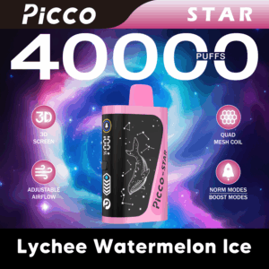 Picco STAR 40000PUFFS Lychee Watermelon Ice
