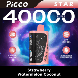 Picco STAR 40000PUFFS Strawberry Watermelon Coconut