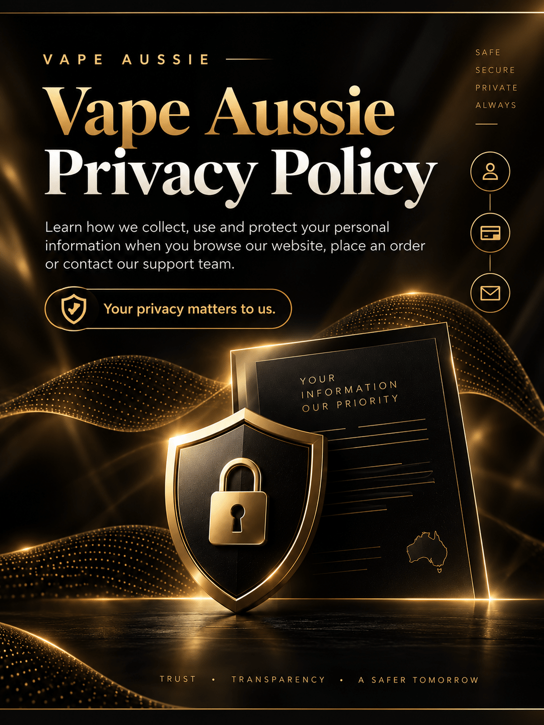 Vape Aussie Privacy Policy information