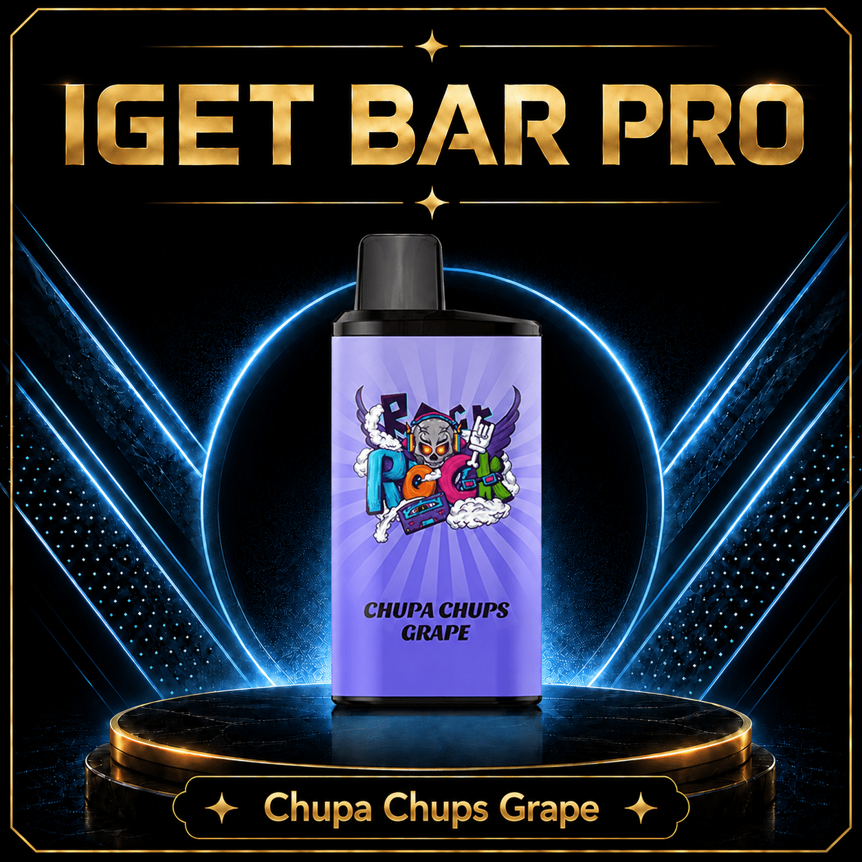 IGET BAR PRO Chupa Chups Grape 10000 Puffs