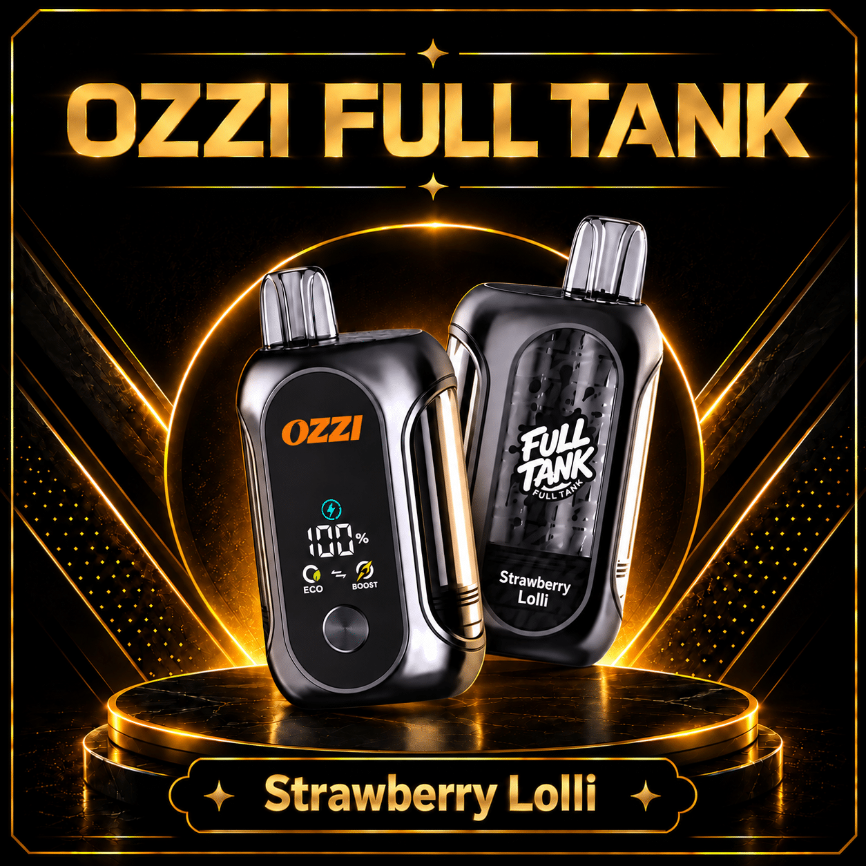 OZZI FULL TANK 18000PUFFS Strawberry Lolli
