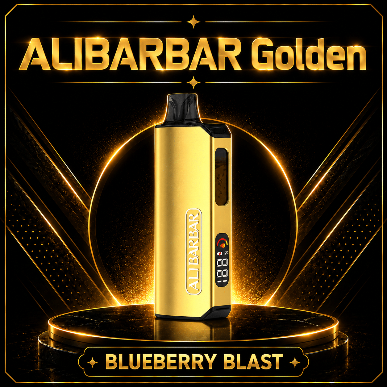 ALIBARBAR Golden 12000 Puffs Blueberry Blast